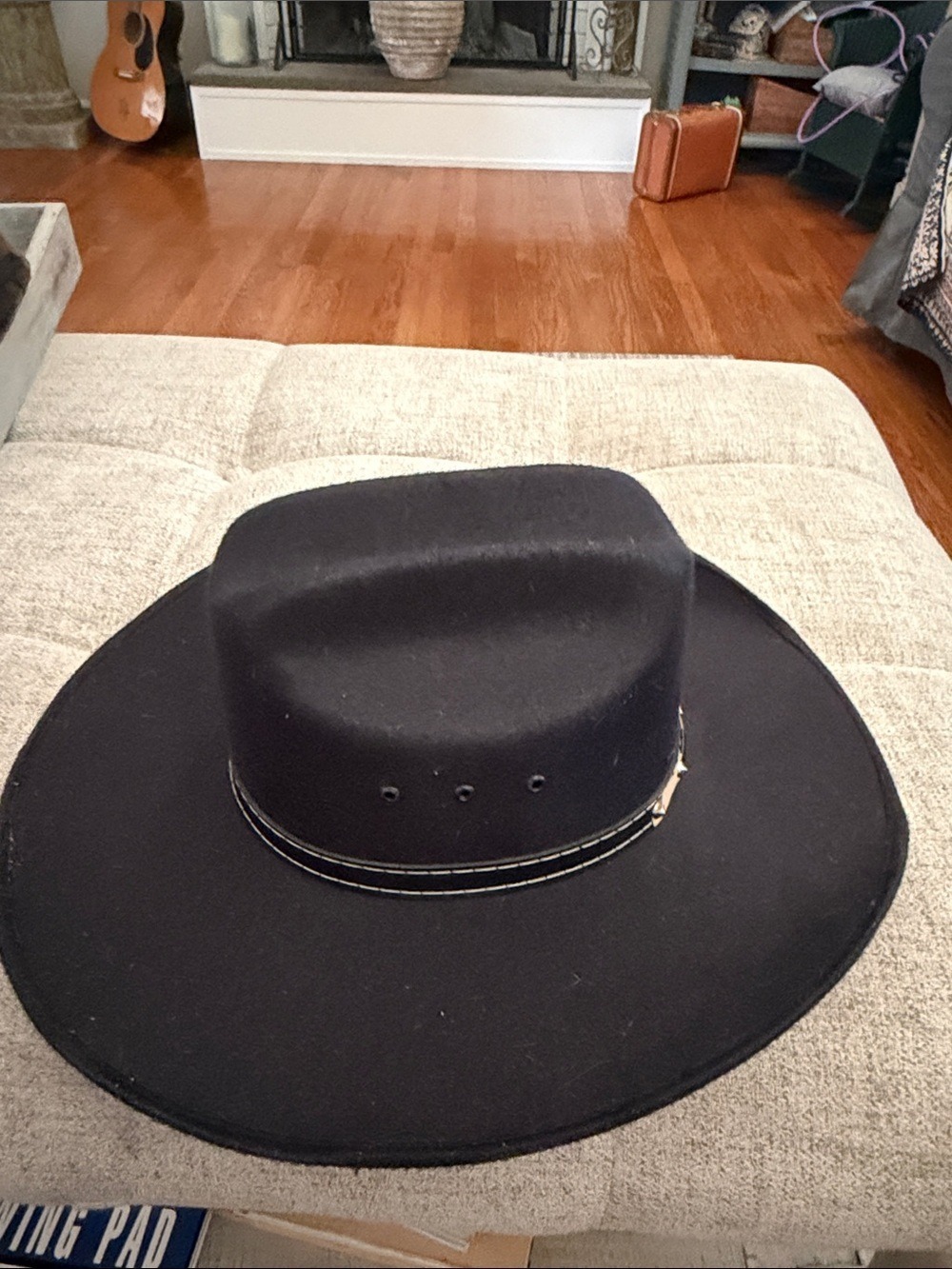 Summit Hats MX Black Wool Felt Cattleman Cowboy Vaquero Hat Small - Picture 6 of 7